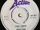 JAMIACA BAND-STICKY FINGERS Pt 1&2.SUPER RARE 1973 FUNK 45.UK ACTION