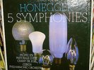 #HEAR# SUPRAPHON HONEGGER SYMPHONIES 1-5 SERGE BAUDO CZECH QUAD STEREO 3LPs