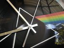 PINK FLOYD  Clock design. DARK SIDE OF THE MOON Handmade stencil work