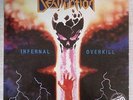 DESTRUCTION Infernal overkill LP Vinyl EXC- Cover VG+ Insert German press