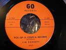 JIM BURGETT on Go Pick-Up-A-Coupl'a-Records Split Personality Rockabilly Rock 45