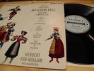 ROSSINI OVERTURES KARAJAN Columbia SAX 2378 turqoise silver 1st edition