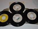 *LOT* Gene Vincent 45 Records Promo White Label 4 Records Bluejean Bop I Got It
