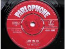 The Beatles - Love Me Do UK 1962 1st Press *SIGNED* by George Harrison