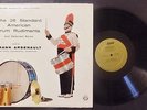 FRANK ARSENAULT 26 Standard American Drum Rudiments LUDWIG LP 302 1950's EX+/VG+