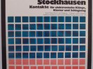 STOCKHAUSEN: Kontake ELECTRONIC MUSIC vinyl lp WERGO NM- avant garde