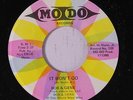 BOB & GENE: It Won't Go / If This World Were Mine 45 rare Soul