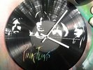 PINK FLOYD Clock design .Painted records. Handmade stencil. Made in Australia