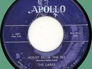 LARKS Honey From the Bee / No Mama No 45rpm Apollo 1955 doo-wop