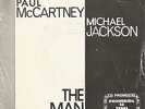 PAUL McCARTNEY / MICHAEL JACKSON - The Man * SINGLE SPAIN PROMO 1984 BEATLES