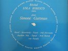 LOLA BOBESCO - SIMONE GUTTMAN - Recital - ALPHA CM 20