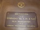 FELIX WEINGARTNER Symphony No.4 In B Flat 12