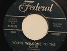 LEE SHOT WILLIAMS-YOU'RE WELCOME TO THE CLUB /HOLD ME HOLD ME HOLD ME-R&B 45 on