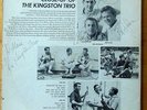 KINGSTON TRIO-CLOSE-UP,CAPITOL,LOGO ON LEFT,DJ PROMO,AUTOGRAPHED