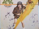 autographe signed  high voltage ac dc lp malcom angus young BON SCOTT rudd 33t