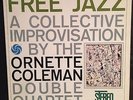 ORNETTE COLEMAN: FREE JAZZ atlantic LP  Die Cut  STEREO NM