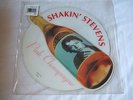 Shakin Stevens Pink Champagne UK shaped Picture Disc Rare MINT Vinyl
