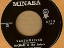 MICHAEL & THE JESTERS: Screwdriver 45 Minasa surf garage hear