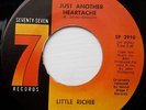 LITTLE RICHIE - Just Another Heartache - 77 - US 45 NORTHERN SOUL 70's Pressing