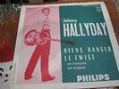johnny hallyday-single viens danser le twist-philips b 372925f