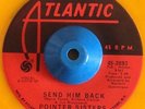 Pointer Sisters Send Him Back Atlantic Yellow Vinyl Northern Soul 45 Rare NM