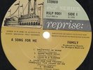 Family - 'A Song For Me' 1970 UK Reprise LP RSLP9001