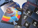 ELO OUT OF THE BLUE LTD ED BLUE VINYL STICKERED SLV & POSTER & CARD InSLVS EX++