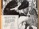 Jed - Merlin's Song 1982 LP private press psych folk acid