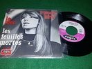 FRANCOISE HARDY 7/45 EX+ LA MER LES FEUILLES MORTES VOGUE FRANCE PS RARE 1969