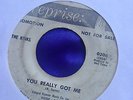The Kinks You Really Got Me US white label promo original 45