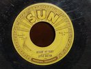 LITTLE MILTON Beggin' My Baby / Somebody Told Me R&B 45 SUN ORIGINAL USA PRESS