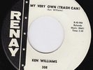 KEN WILLIAMS My Very Own Trash Can RARE M- R&B 45 Las Vegas Grind TITTYSHAKER