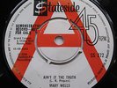 RARE STATESIDE DEMO Mary Wells Ain't It The Truth UK 7