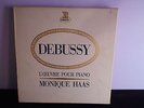 DEBUSSY MONIQUE HAAS L'OEUVRE POUR PIANO 70605/610 ERATO 1972 .COFFRET 6 LPS
