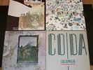 Led Zeppelin 4LPs II (U.K. Press), III (rare German ATL50002), IV, Coda