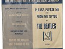 Beatles Please, Please, Me/From Me to You VJ 581  & promo sleeve