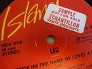 U2  RARE CANADIAN ONLY SAMPLE NOT FOR SALE STICKER  12'' CDN  L K CANADA