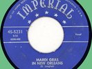 FATS DOMINO Mardi Gras in New Orleans / Going to the River 45rpm Imperial 1953