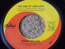 nancy wilson * the end of our love/ face it girl * CAPITOL 2136