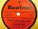 JIMMIE RODGERS Better loved you'll never be ROULETTE 78rpm 1957 R'n'R  w199