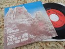 LED ZEPPELIN Over The Hills And Far Away RARE 7 45 ANGOLA 1973 TEAL RODA ATS 610