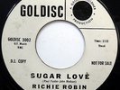 RICHIE ROBIN 45 Sugar Love / Bonnie Come Home PROMO Teen Bopper 1960 t709 HEAR