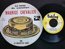 MAURICE CHEVALIER WITH LES CHAUSSETTES NOIRES EP MADE IN PORTUGAL 7 LE TWIST BEP