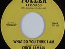 Northern Soul 45 CHICO LAMARR What Do You Think I Am FULLER HEAR