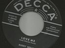ROCKABILLY--BUDDY HOLLY -- LOVE ME --HEAR BOTH -1958 DECCA