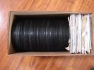 HUGE BOX OF VINTAGE 45 RPM RECORDS AWEOME LOT Some elvis/ Beatles