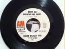 Roger Nichols Trio 45 rare sunshine psych Mort Garson A&M white label Promo