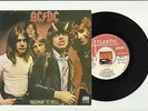 AC/DC HIGHWAY TO HELL / TOUCH TOO MUCH vinyl 7/45 single from Portugal