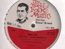 OSCAR BRAND THE WORLD OF FOLK MUSIC  Radio Show LP JIMMY DRIFTWOOD  FRANK WARNER