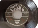 FREDDIE AND THE HITCH-HIKERS SINNERS RARE ORIGINAL 45 ROCKABILLY BAND BOX LABEL
